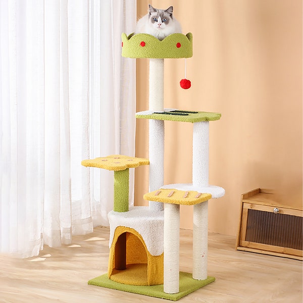 Flower Cat Tree Etsy