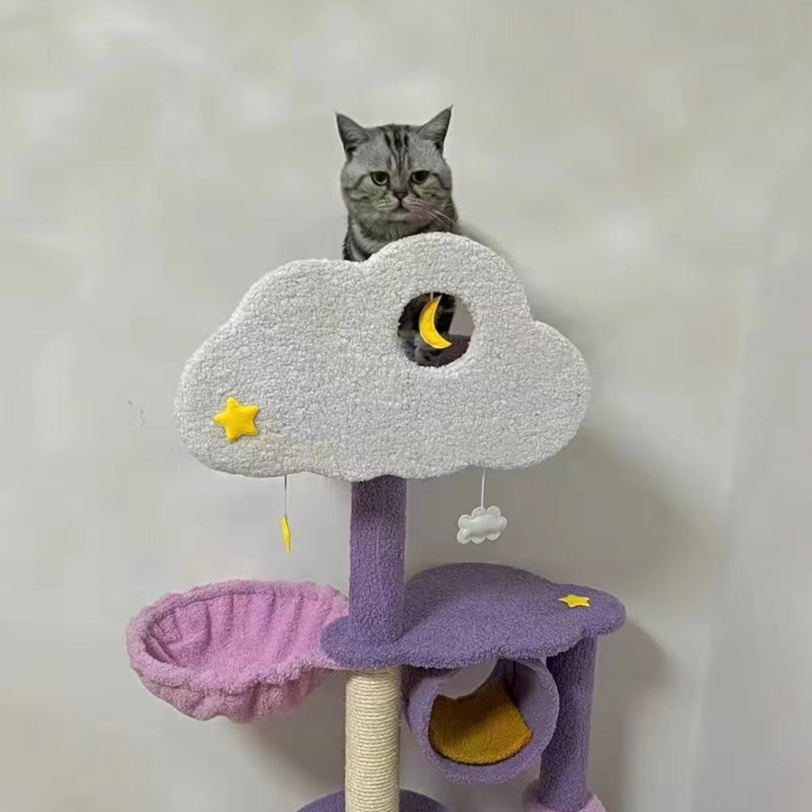 Nebula Cat Tree Purple Cat Tree Modern Luxury Cat Tree Etsy