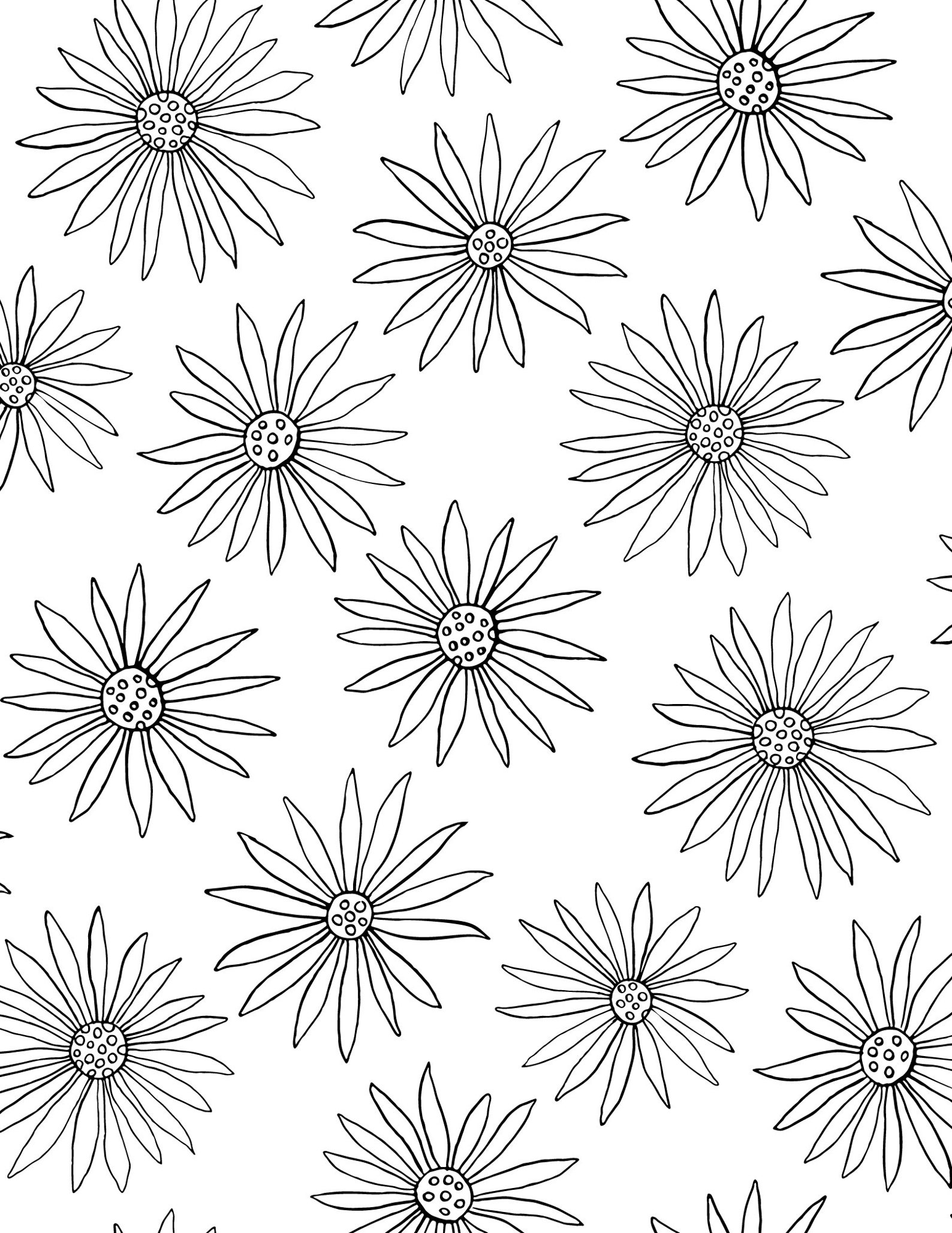 40 Spring Coloring Pages Instant Download Etsy