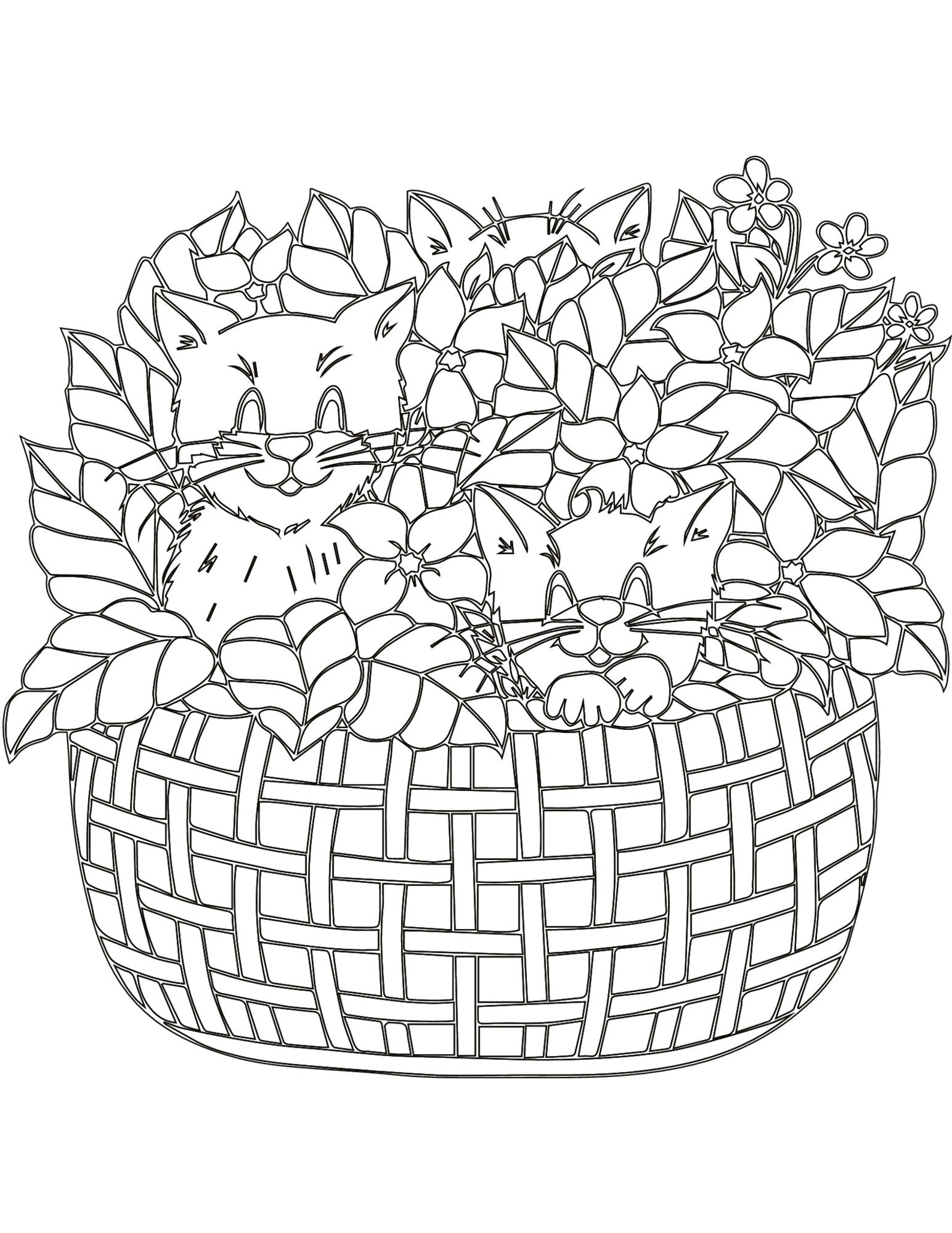 40 Spring Coloring Pages - Etsy