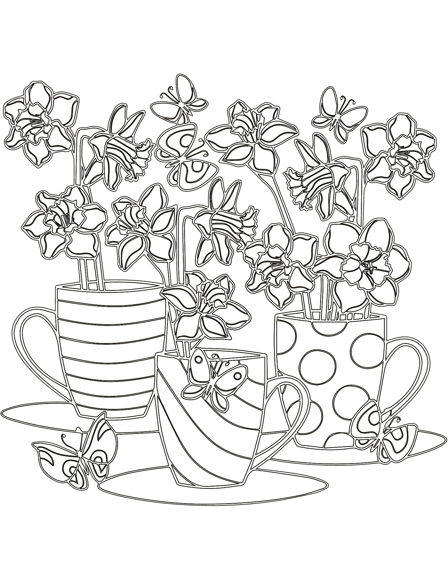 40 Spring Coloring Pages - Etsy