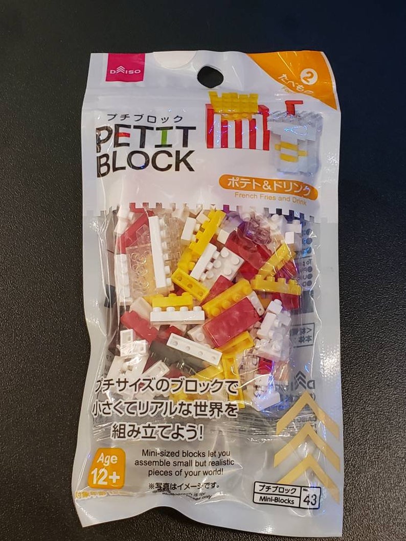 Daiso Petit Block Food Blocks Puzzle Mini Blocks Etsy Daiso Petit Block Food Blocks Puzzle Mini Blocks Etsy