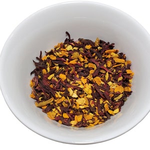 Organic Immunity Boost - 1 oz Loose Leaf Tea | Tea Blend Hibiscus, Turmeric, And Ginger