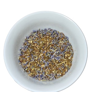 Organic & Fair Trade Lavender Green Rooibos - 1oz Loose Leaf Tea | Organic Herbal Green Tea with Lavender | Lavender Green Tea Blend |