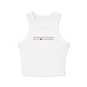 Florida State University - Women's Micro Rib Racer Tank Top