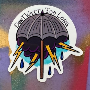 The Gaslight Anthem Rain Cloud Sticker