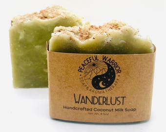 Sapone artigianale al latte di cocco Wanderlust Patchouli Spice