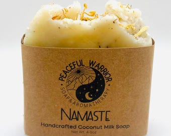 Sapone artigianale al latte di cocco Namaste Lavanda Rosmarino