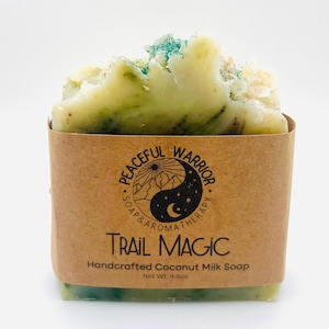 Trail Magic Cedarwood Sage Palo Santo Handcrafted Coconut Milk Soap