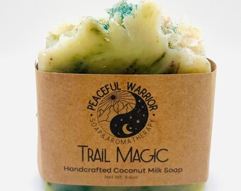 Trail Magic Cedarwood Sage Palo Santo Handcrafted Coconut Milk Soap