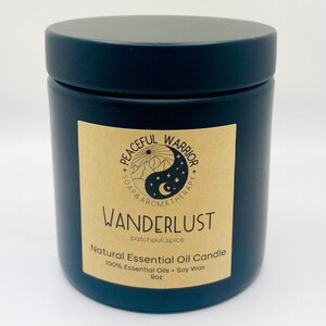 Wanderlust Patchouli+Spice Organic Essential Oil Candle
