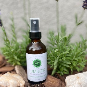 I Am Love Organic Aromatherapy Spray for Heart Chakra
