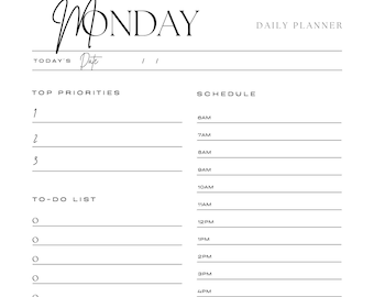 Daily & Weekly Planner Templates: GoodNotes Inserts (Digital Download)