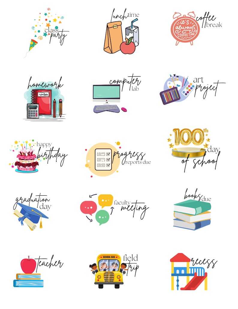 Teacher Icon Digital Stickers: Goodnotes & PNG Clipart (digital ...