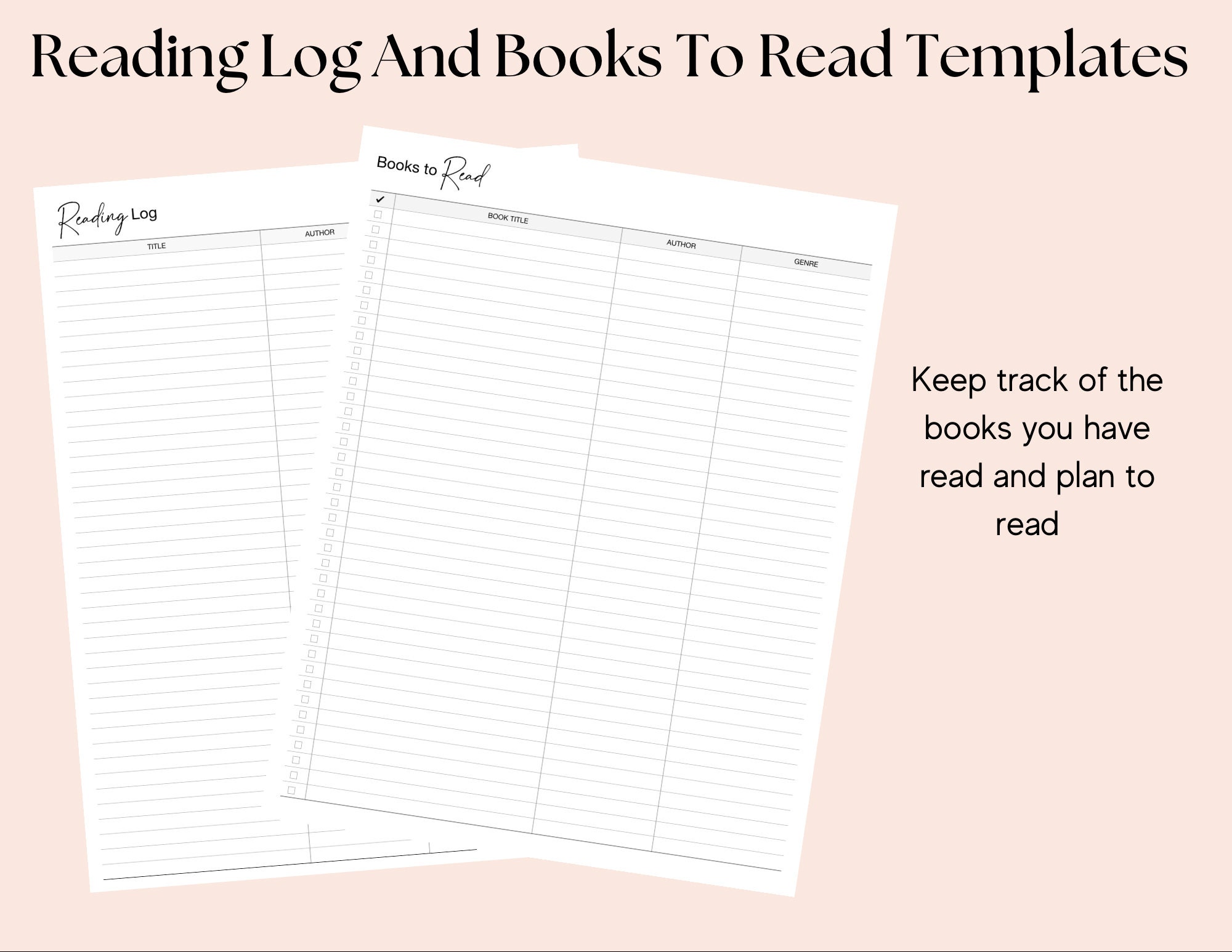 Digital Reading Planner Pad: Book Tracker for Goodnotes, Notability ...