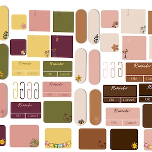 Digital Planner Stickers, Notes & Things, GoodNotes Clipart (Digital Download)