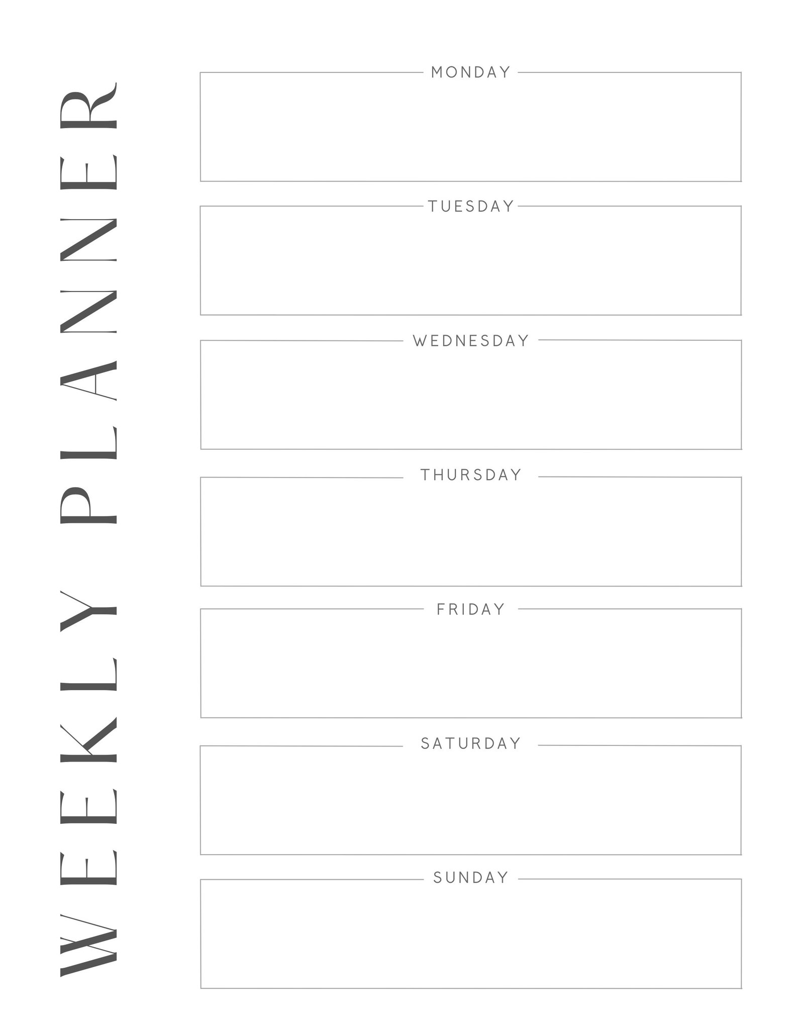 Daily and Weekly Templates Digital Planner Template Etsy