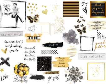The Starter Pack | digital planner stickers, digital planner, digital planning, Pre-Cropped GoodNotes and PNG stickers, Clipart