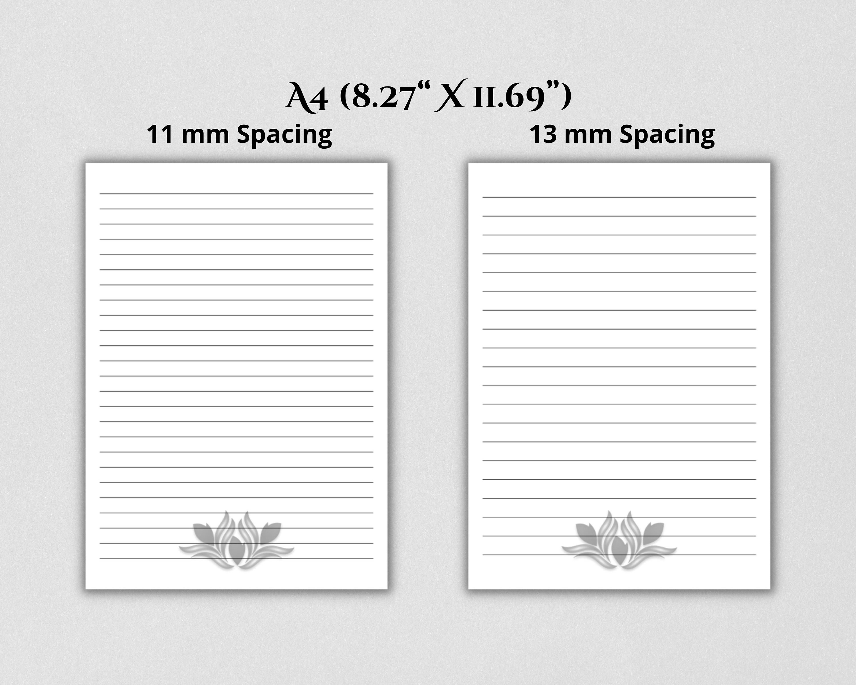 Stationery Set Letter Writing Printable R Writing Paper Set Etsy