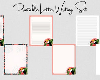 Tropical Stationery: Lined & Blank Journal Paper (Digital Download)