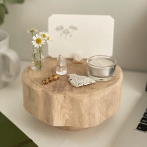 Small Nature Altar Table, Handmade Wooden Altar, Desk Shrine Table, Meditation Altar, Spiritual Home Decor, Mindfulness Tool, Altars Shrines