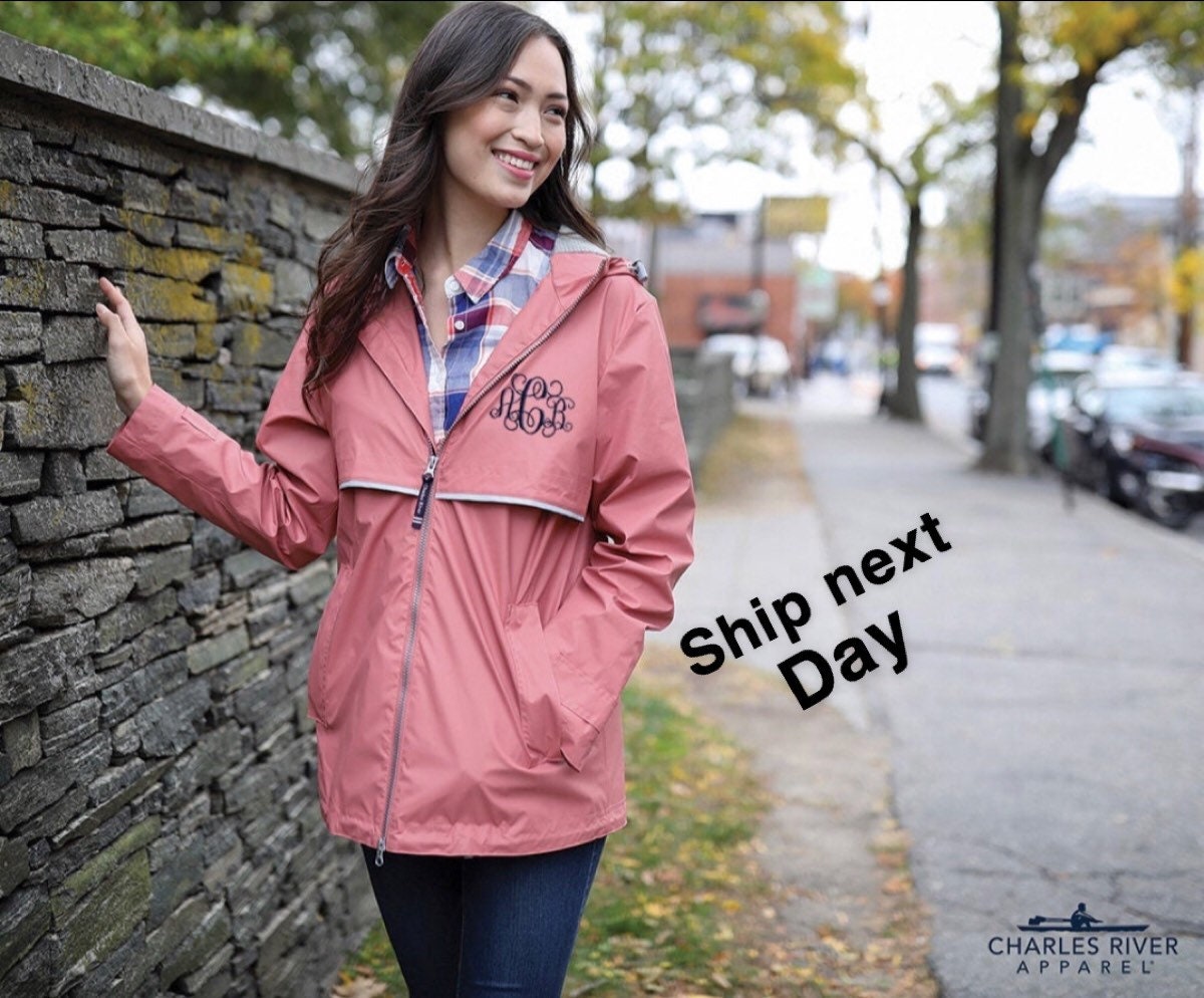 Charles River Women's New Englander Mauve Rain Jacket #5099