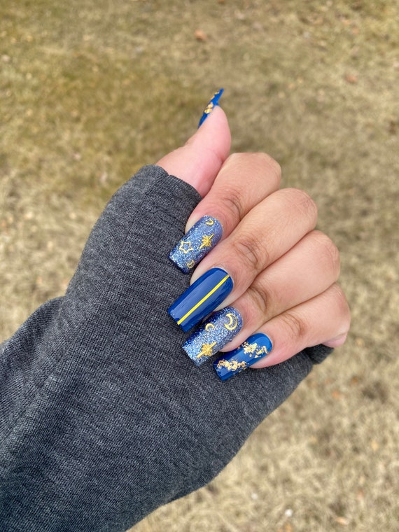 10+ Blue Nails Wedding