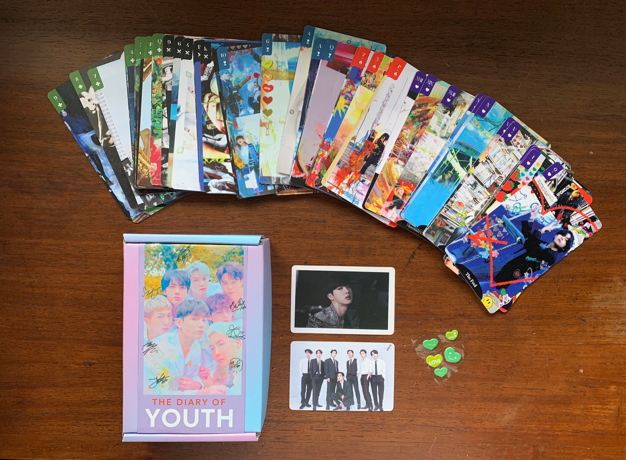 Diary of Youth - BTS Tarot Deck (ver 2) - Etsy