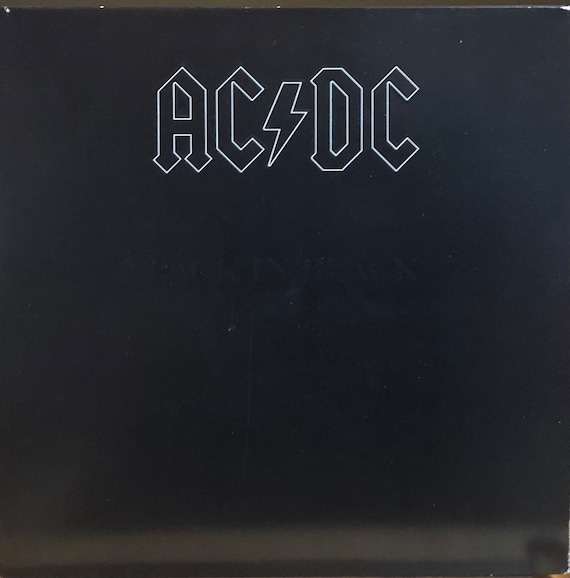 AC/DC: Back in Black. Vinyl LP - Etsy
