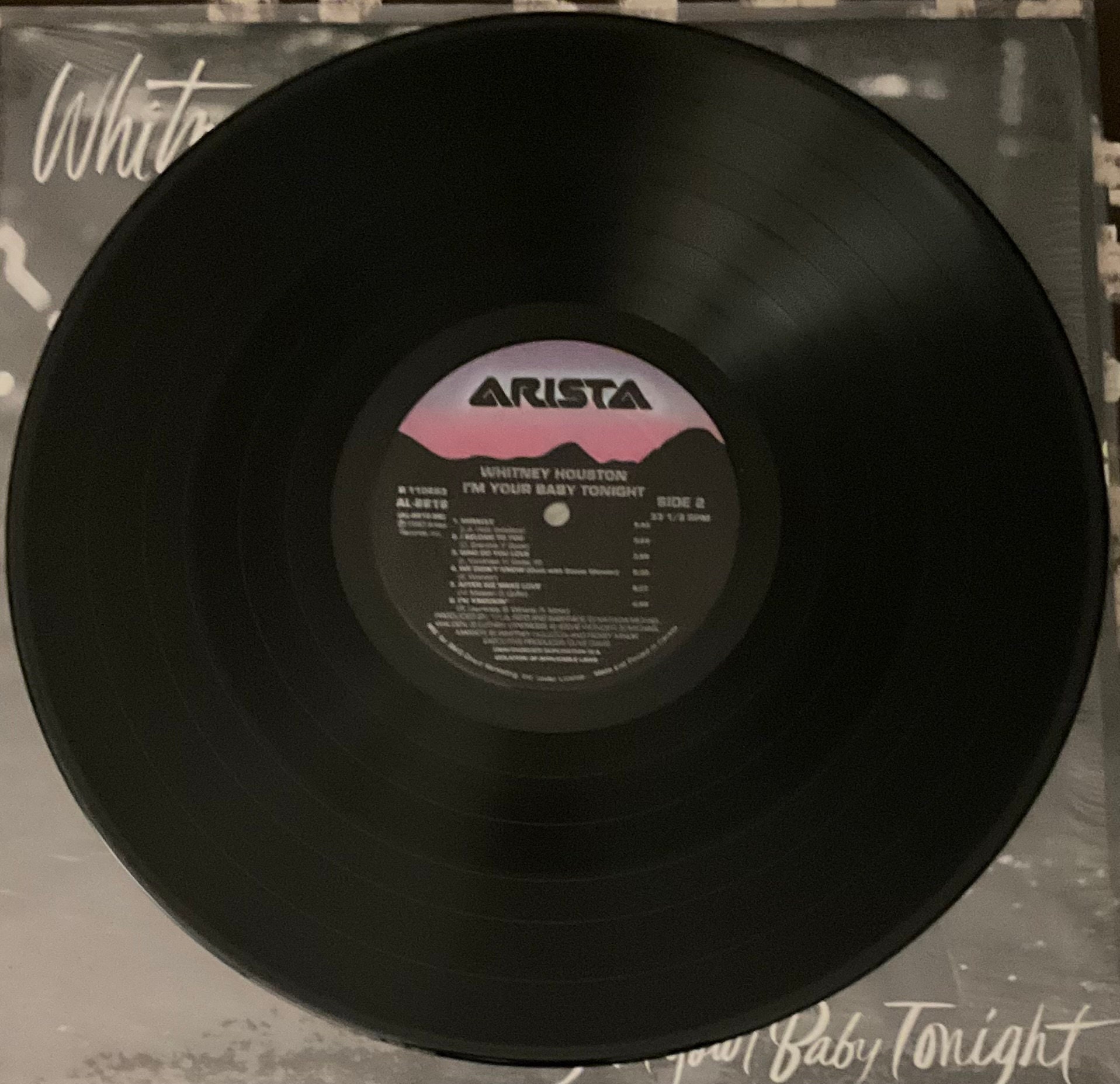 Whitney Houston: I'm Your Baby Tonight Vinyl LP - Etsy