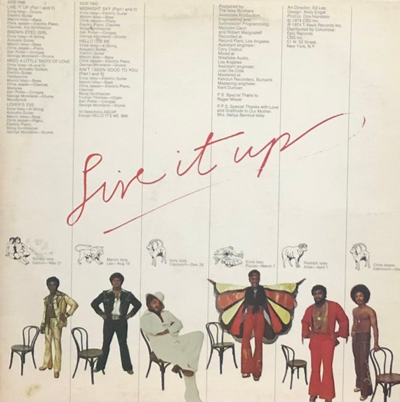 The Isley Brothers: Live It Up. Vinyl LP - Etsy