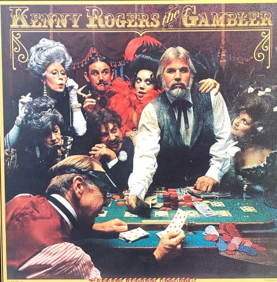 Kenny Rogers The Gambler LPレコード Kenny Rogers The Gambler - Vintage 1978 Vinyl LP W/ POSTER