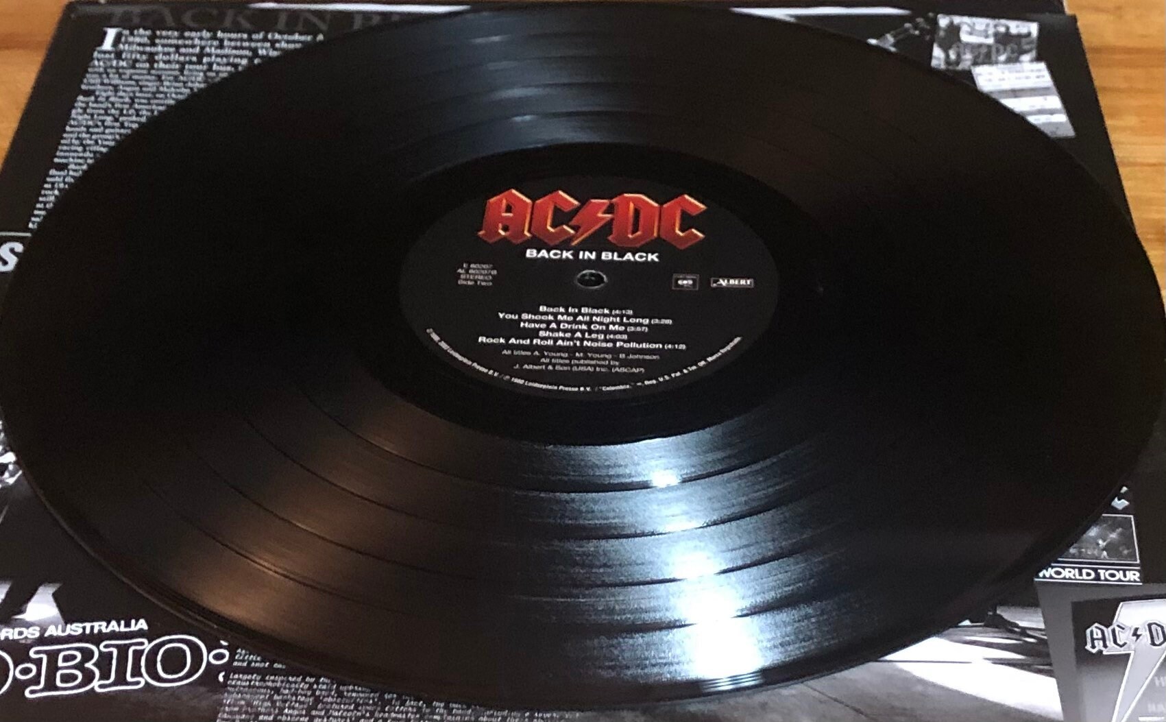 AC/DC: Back in Black. Vinyl LP - Etsy
