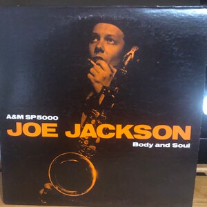 Joe Jackson:  Body and Soul. Vinyl LP