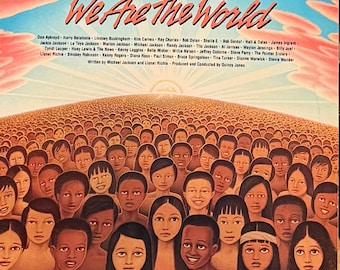 Vintage 'we Are the World' Album: 1985 USA for Africa, Mint in