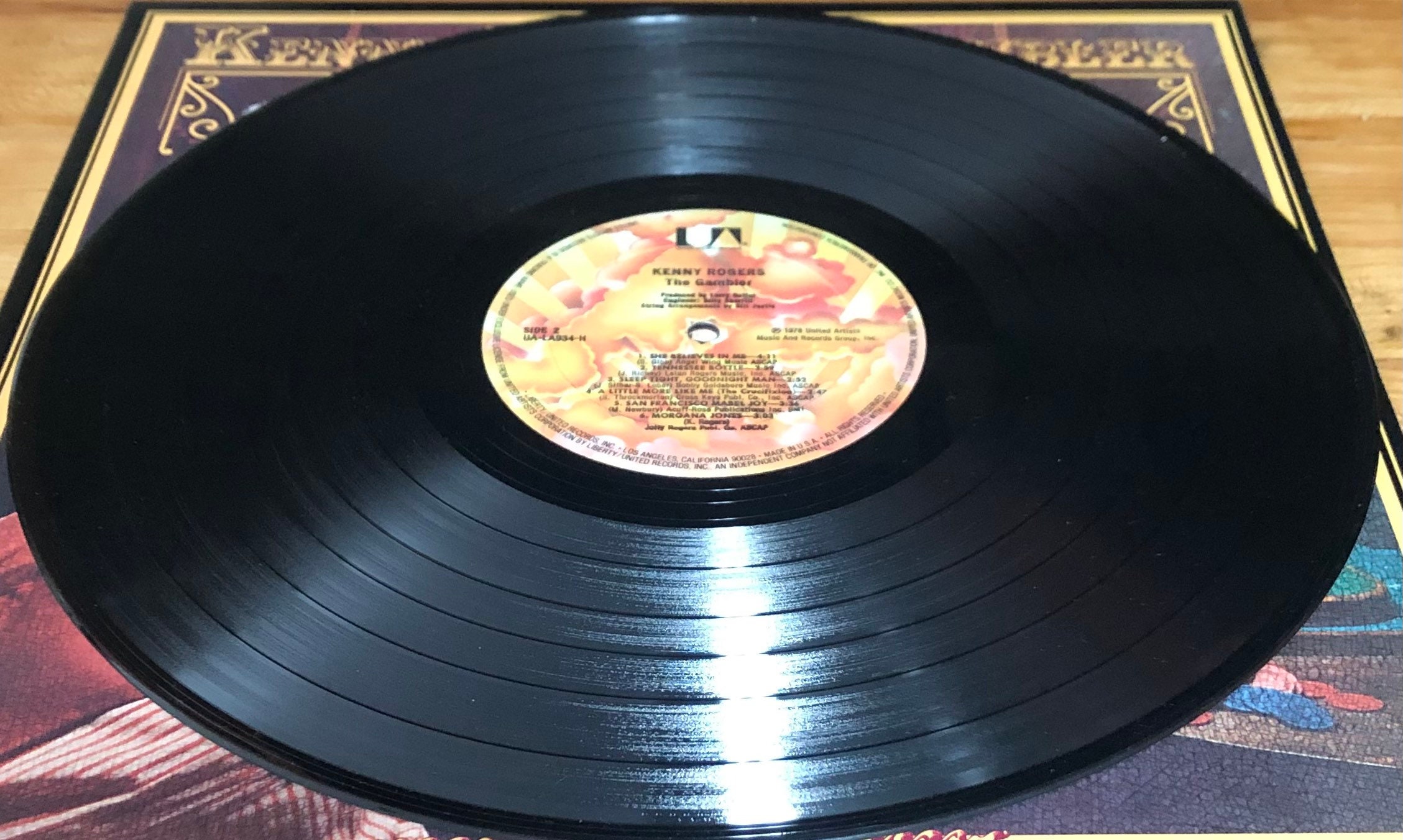 Kenny Rogers The Gambler LPレコード Kenny Rogers: the Gambler. Vinyl LP - Etsy