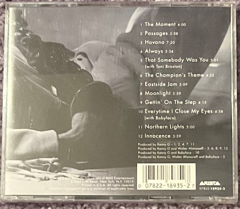 Kenny G: the Moment. CD - Etsy
