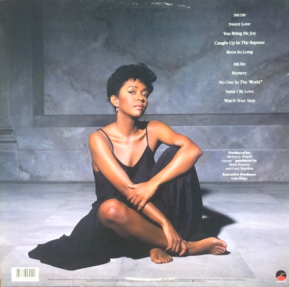 美品LP Anita Baker Rapture アニタ・ベイカー　ラプチュアー Amazon.co.jp: Rapture: ミュージック