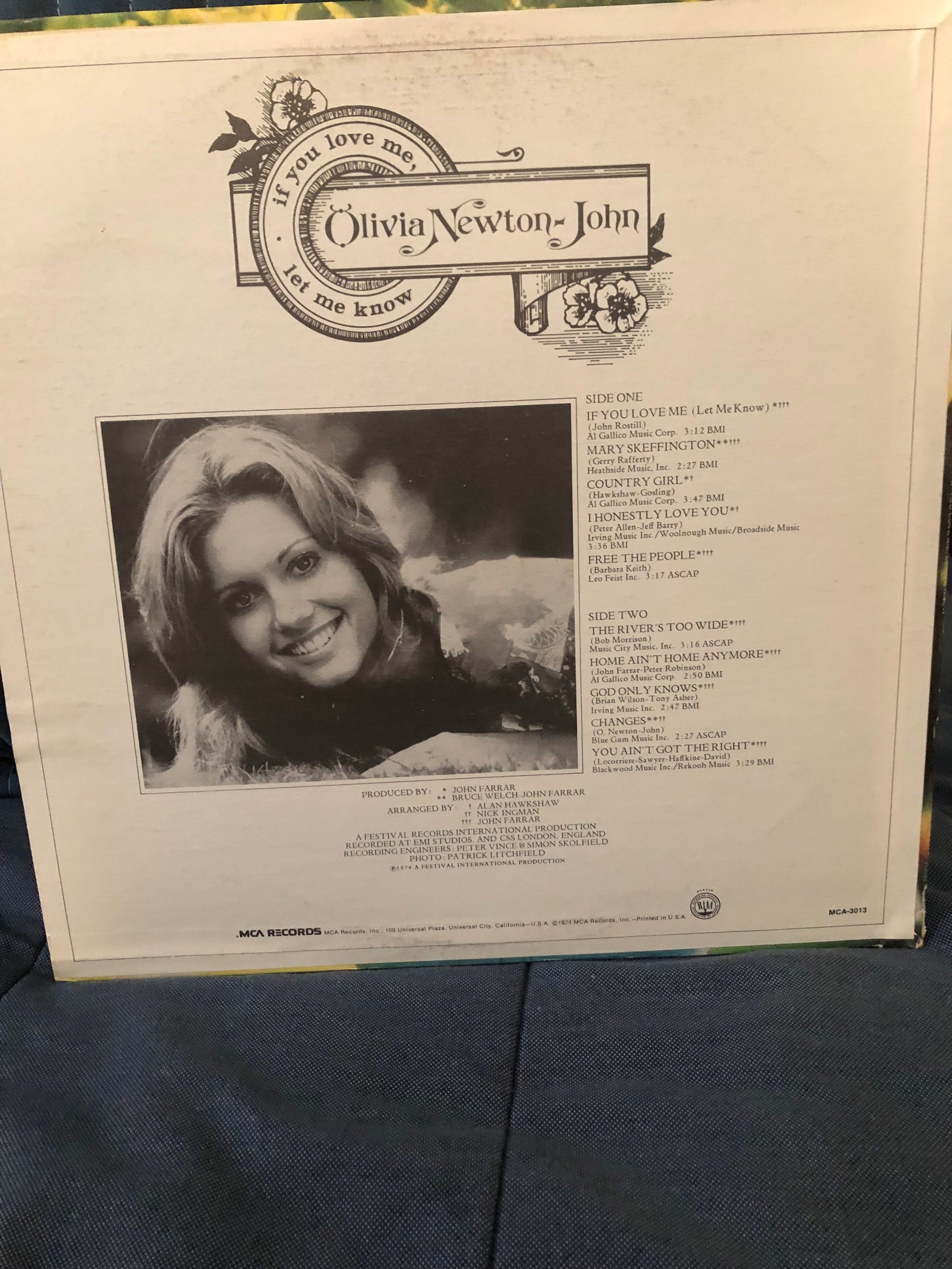 Olivia Newton-john: If You Love Me Let Me Know - Etsy