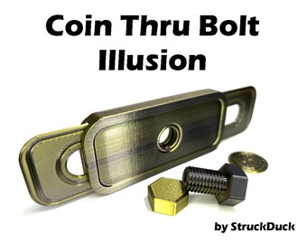 Beginners Close-Up Magic Trick - Coin Thru Bolt