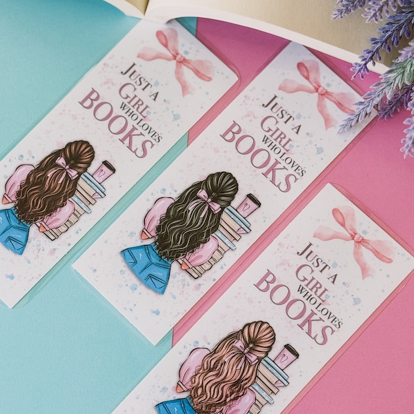 Just A Girl Who Loves Books Bookmark, Bookmarks