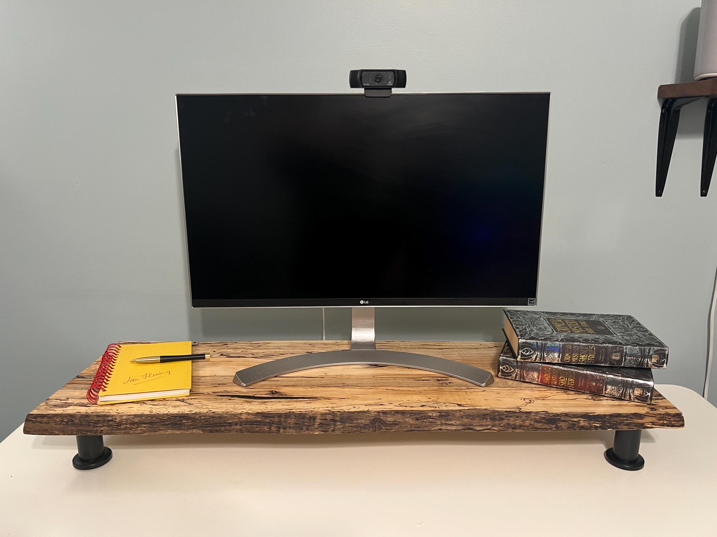 Spalted Maple Monitor Riser - Etsy