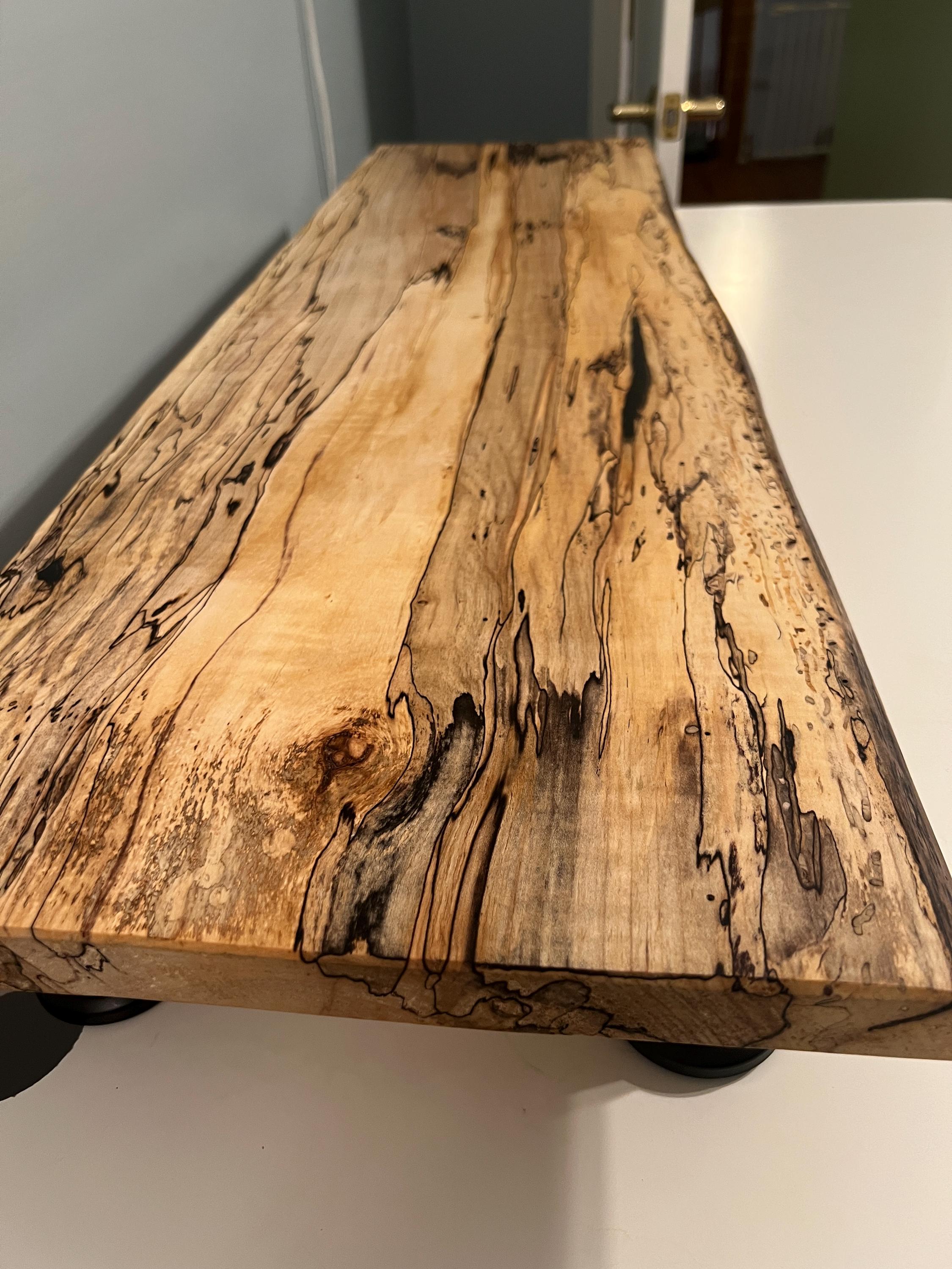 Spalted Maple Monitor Riser - Etsy