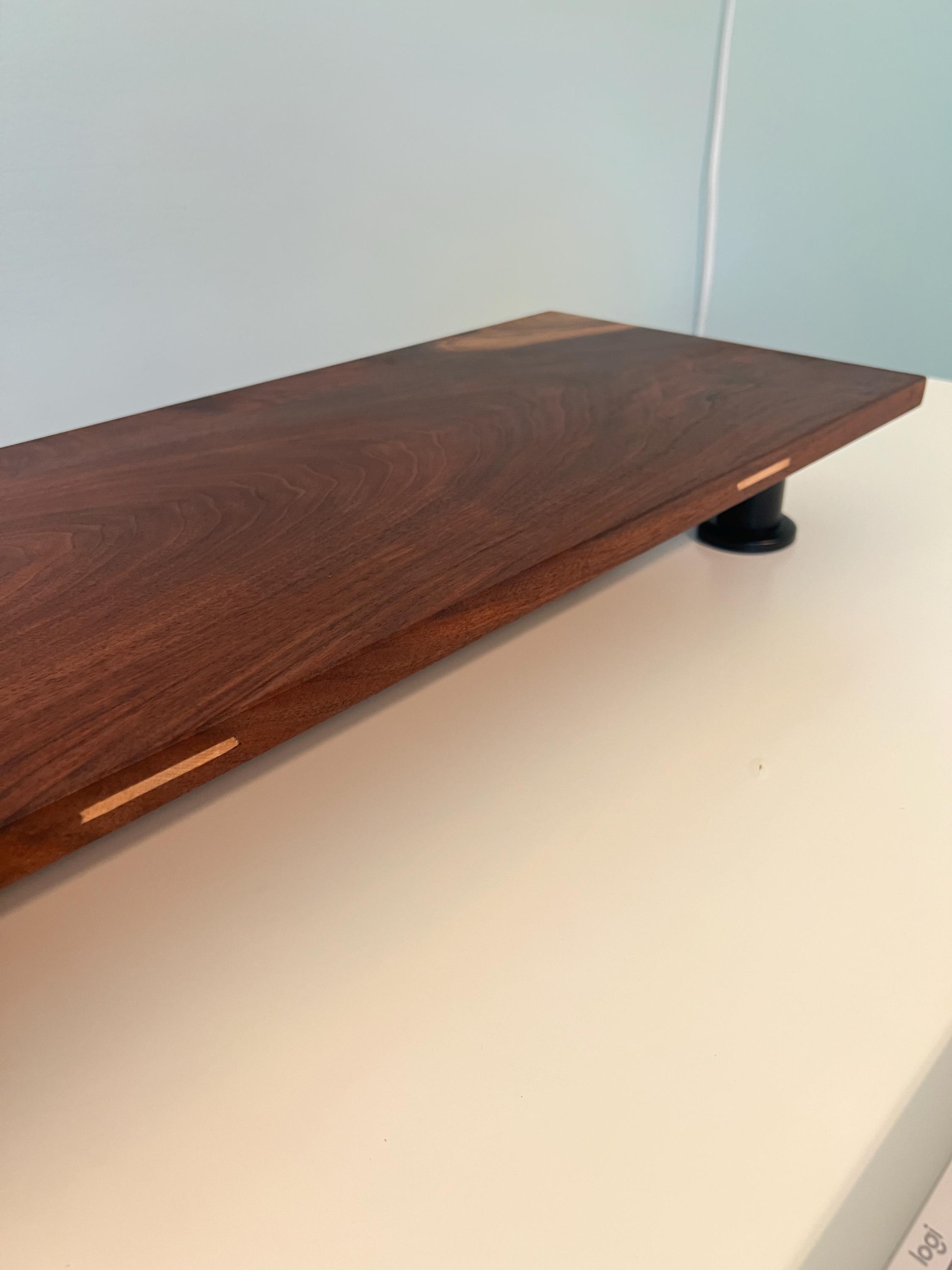Black Walnut Monitor Riser - Etsy