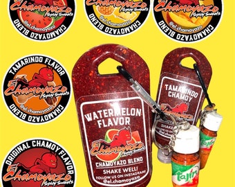 Chamoyazo Keychain: Spicy Mexican Candy,chamoy
