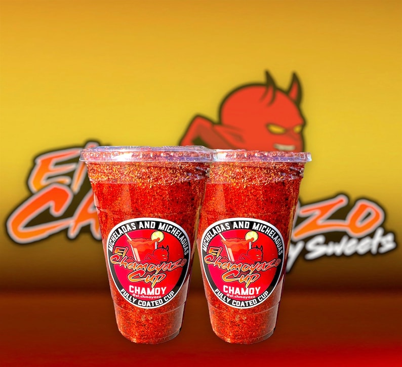 El Chamoyazo Cup: Chamoy & Chili Coated Michelada Cup - Etsy