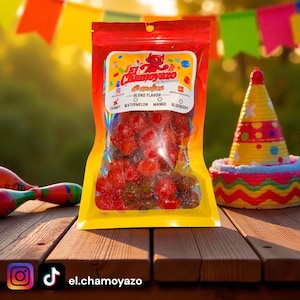 Dulces Enchilados Gusherz - Spicy Gushers - Gusherz Chamoy y Tajin Candy