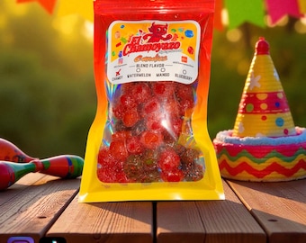 Dulces Enchilados Gusherz - Spicy Gushers - Gusherz Chamoy and Tajin Candy
