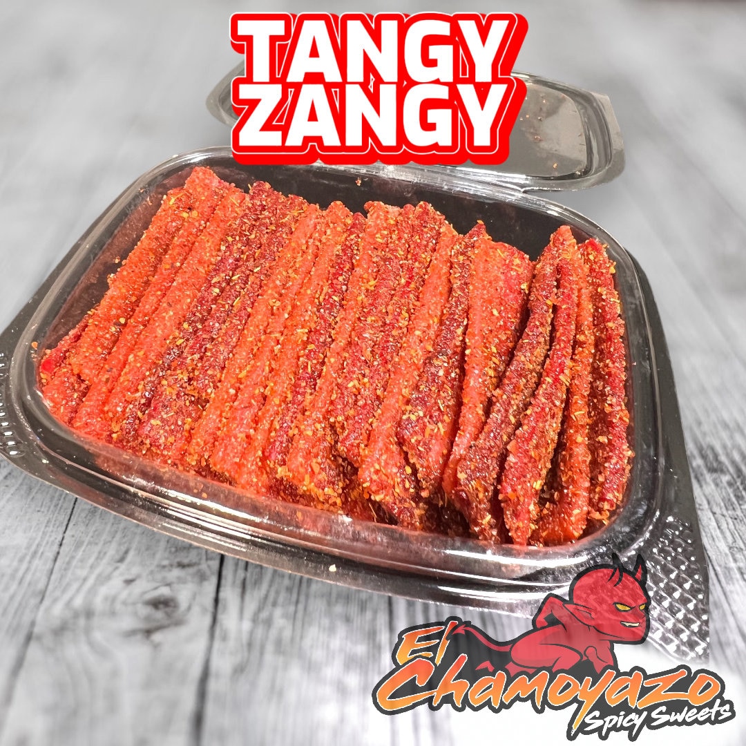 Spicy Tangy Zangy Dulces Enchilados Tangy Zangy With Chamoy Tajin