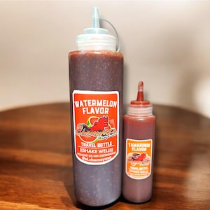 Spicy and sweet liquid Chamoy  | Fruit  | Drinks  Chamoy + Tajin | Chamoy